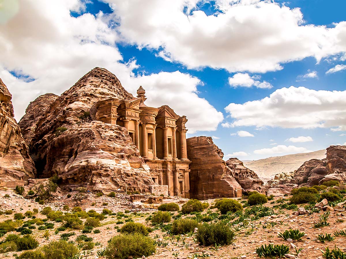 Beautiful Petra on Jordan Adventure Holiday tour