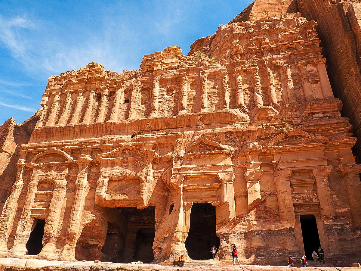 Petra on guided Jordan Adventure Holiday tour