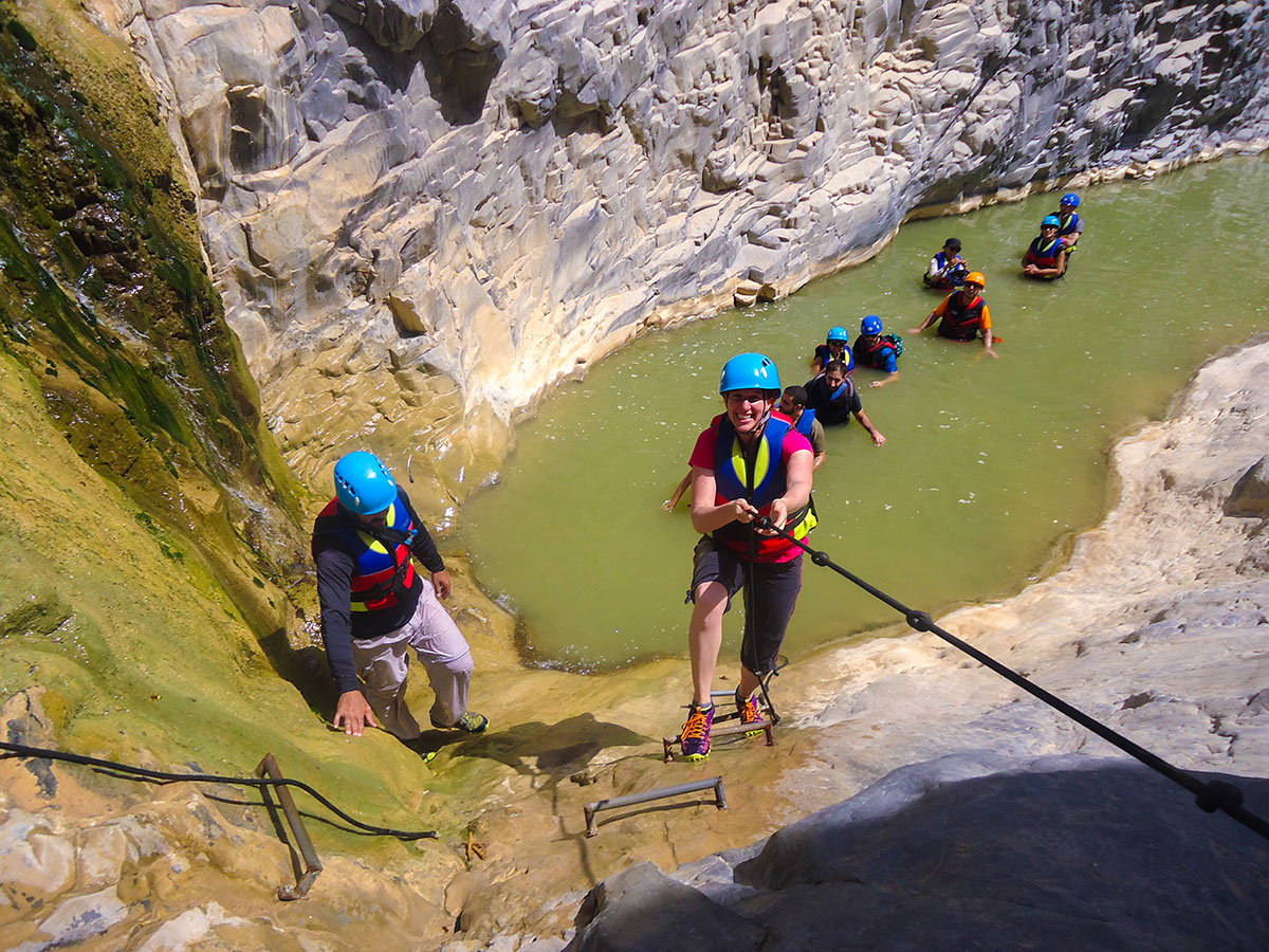 Canyoning on Jordan Adventure Holiday guided tour