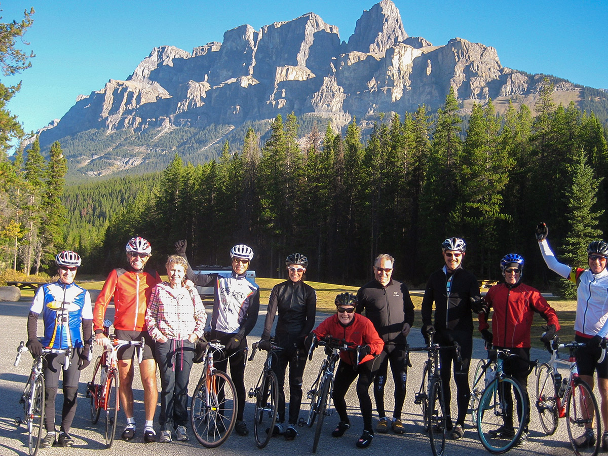 Cycling tour from Jasper to Banff in Canada has amazing views