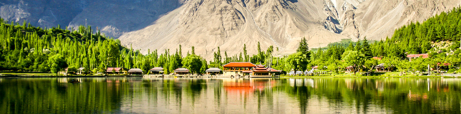 Shangri La resort on guided tour in Hunza and Skardu valleys in Pakistan