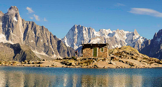 Beautiful views from trekking tour in Europe