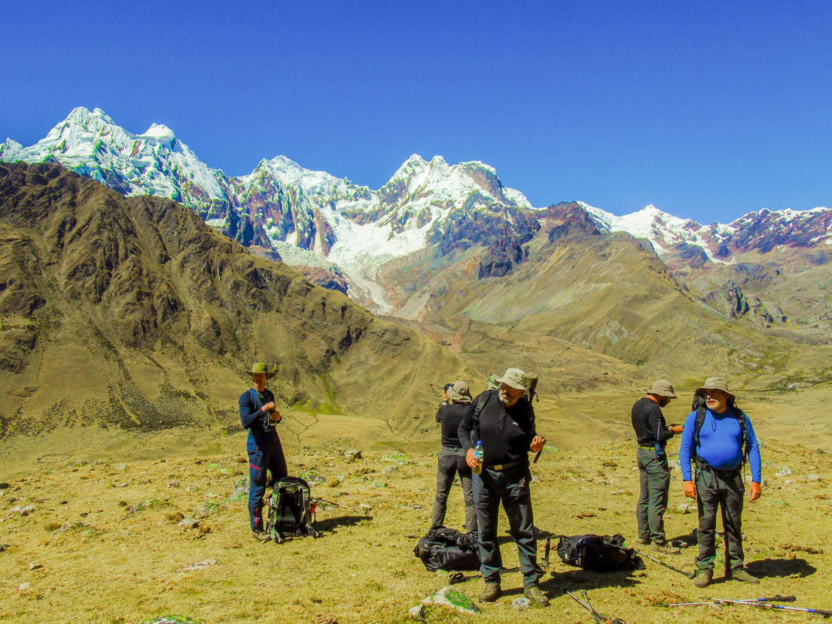 Beautiful views on Alpamayo to Pomabamba trek in Peru