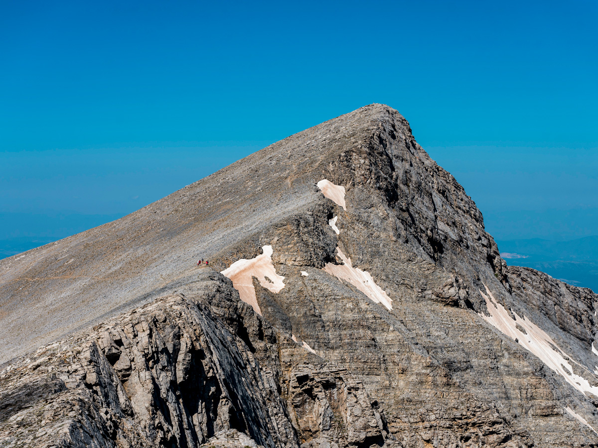 Trail to Mt Olympus on guided climb to Mount Olympus, Greece