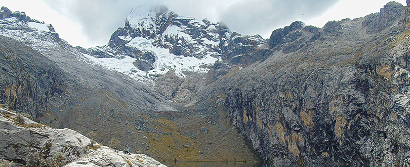 Mountain views on guided hike from Huaraz, Peru