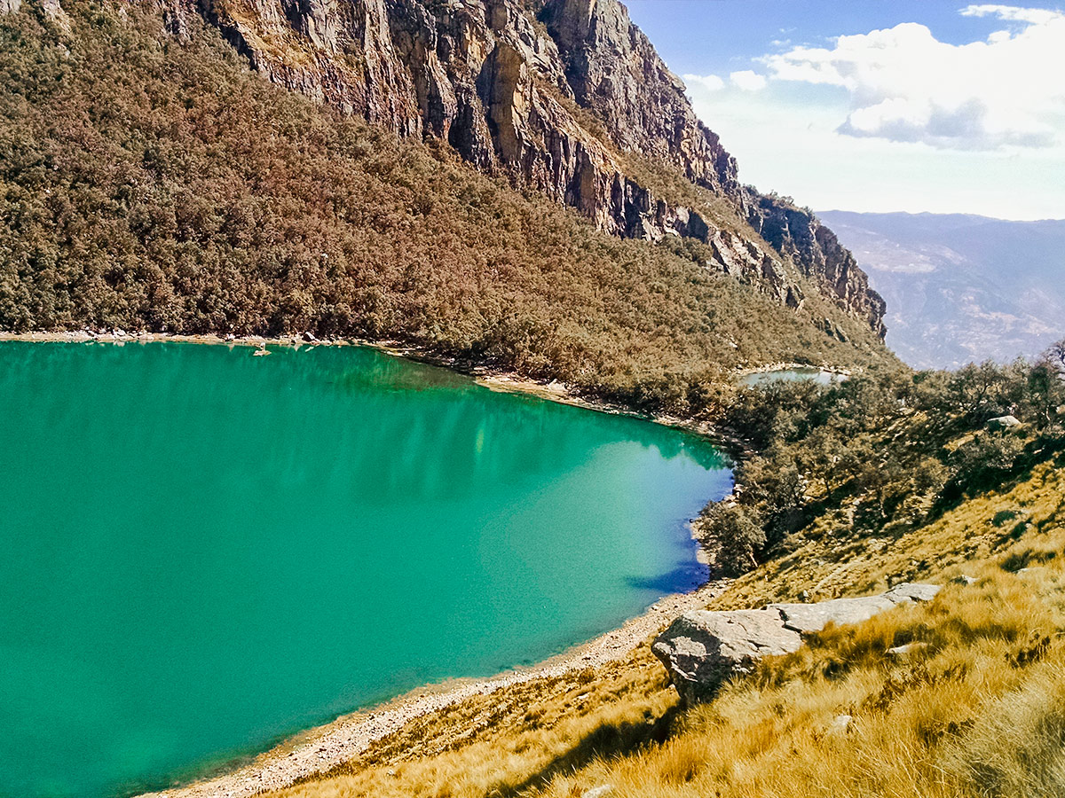 Uruscocha near Huaraz on a guided tour