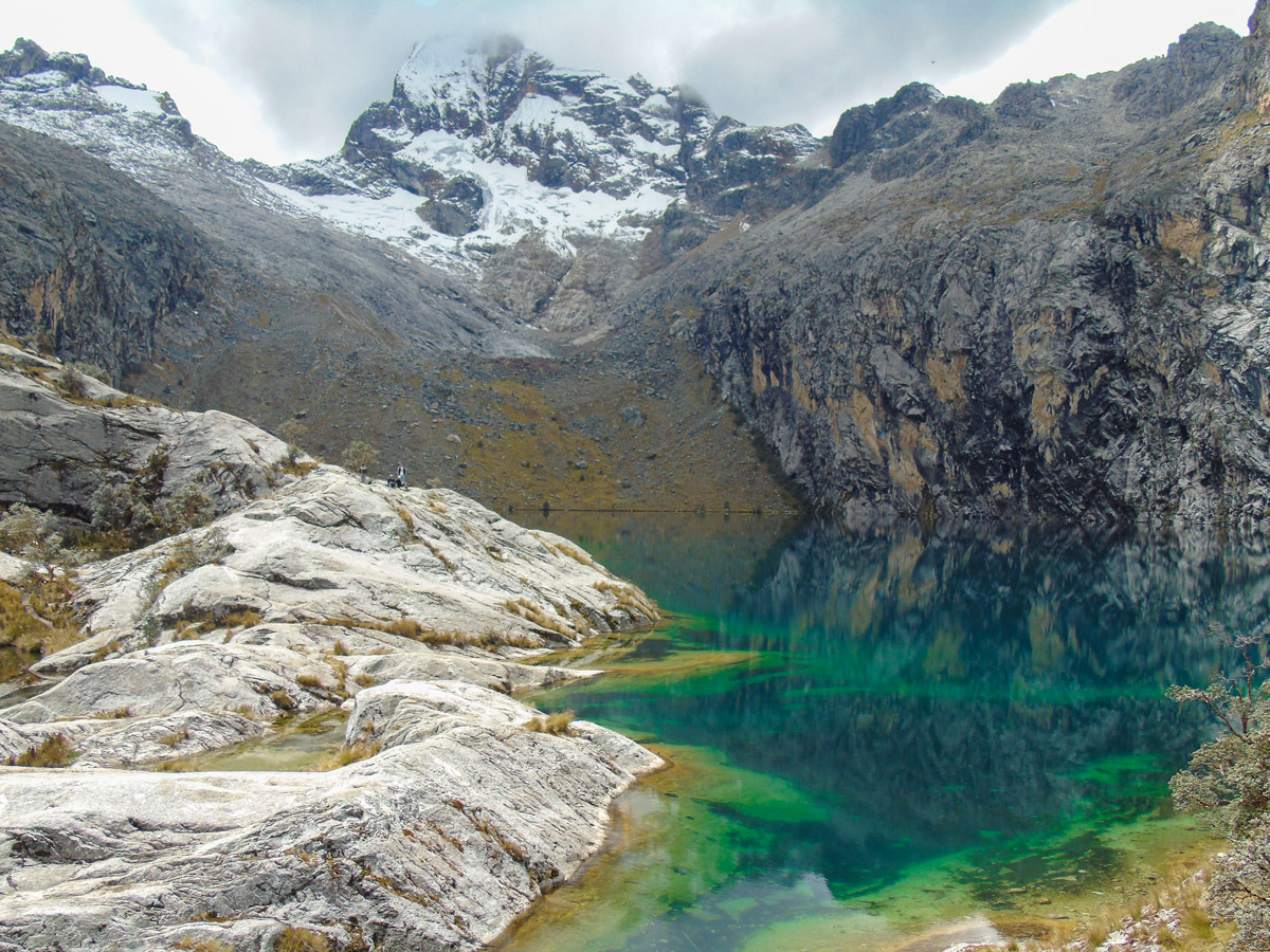 Laguna Churup near Huaraz on a guided tour