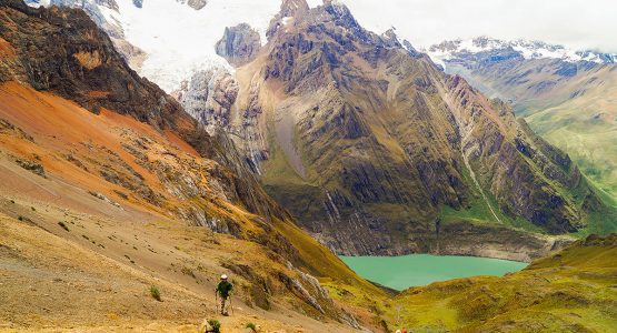 Beautiful views on Huayhuash trek, Peru