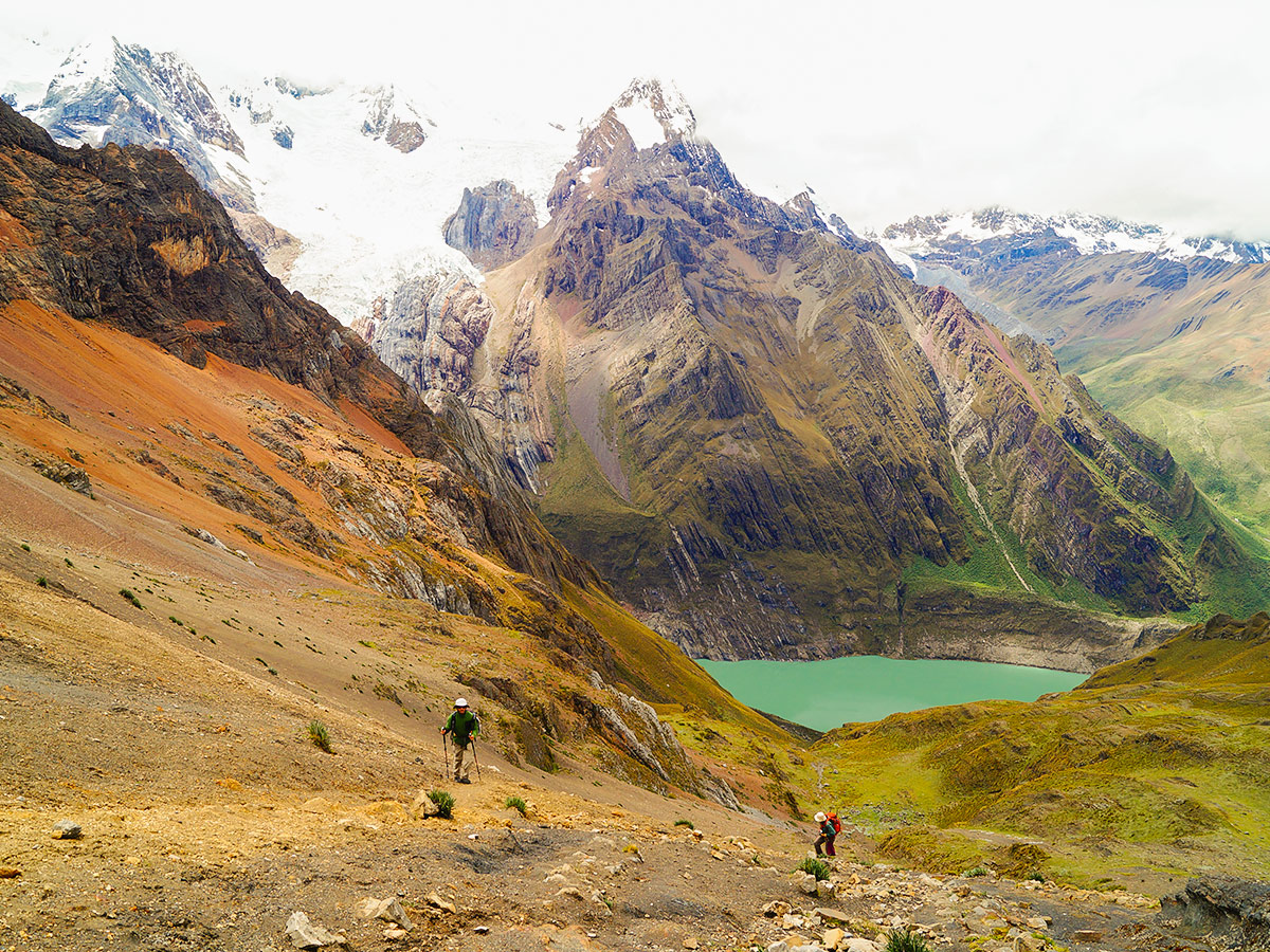 Beautiful views on Huayhuash trek, Peru