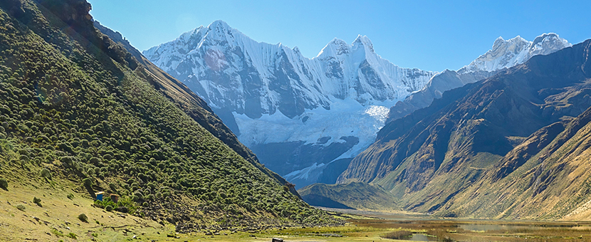 Great scenery on Huayhuash trek, Peru