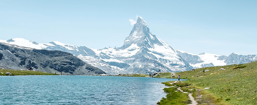 Beautiful Matterhorn on self-guided Haute Route to Zermatt in Switzerland