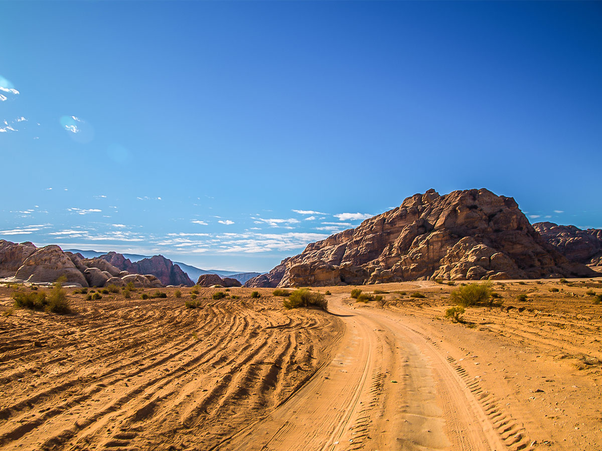 Beautiful views on Dana to Petra Trekking Tour in Jordan