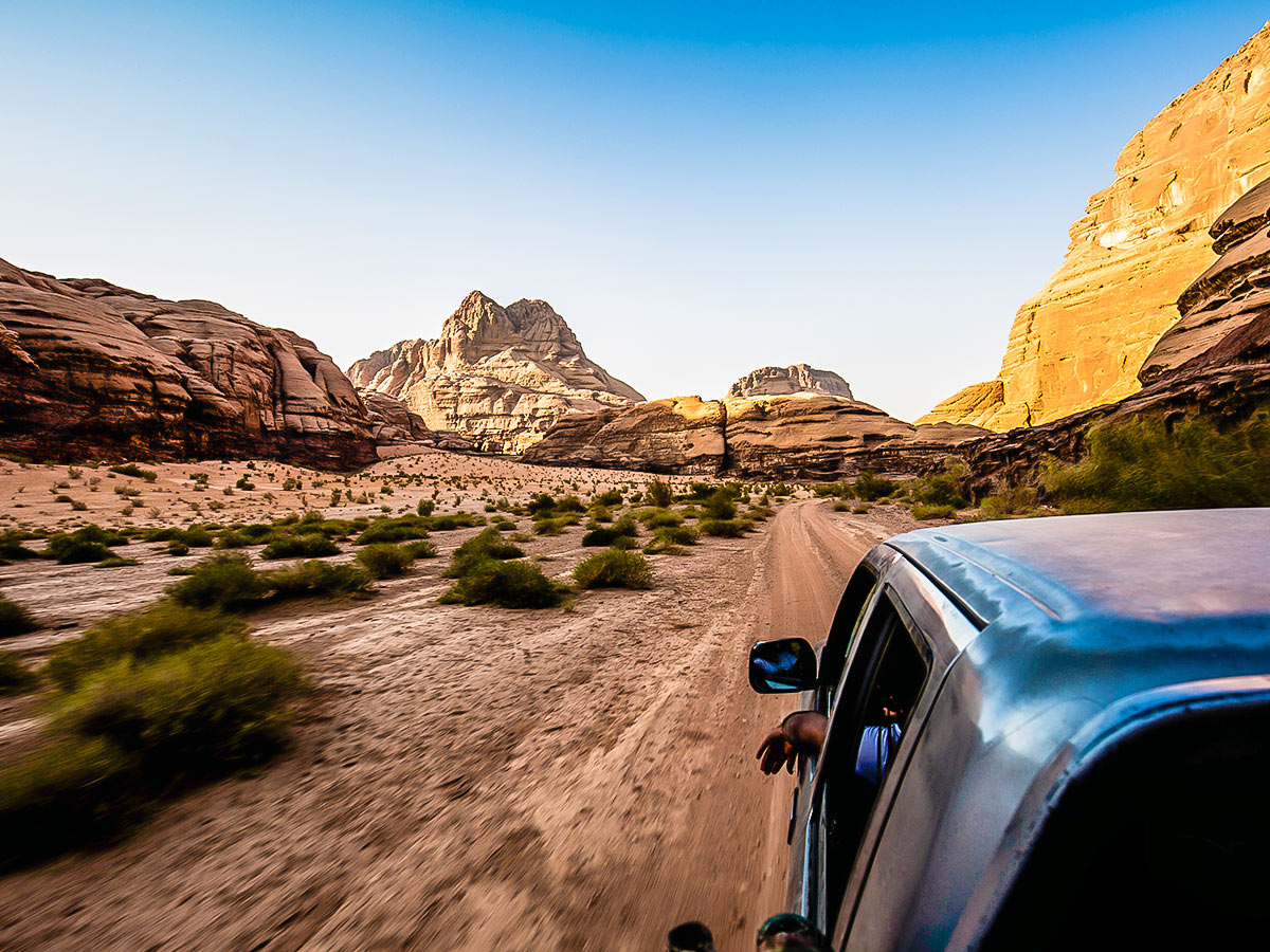 Wadi Rum on Dana to Petra Trekking Tour in Jordan