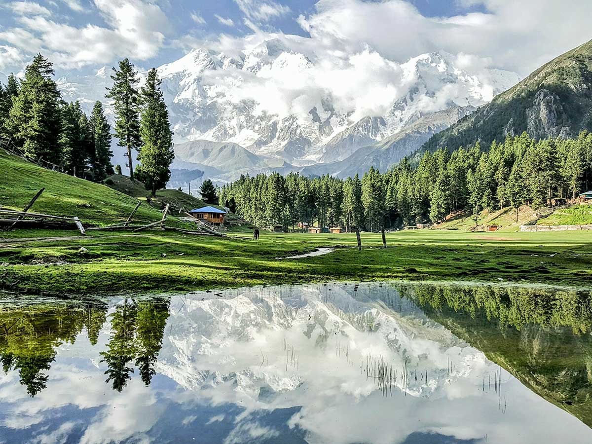 Mountain views on Fairy Meadows and Nanga Parbat Base Camp Tour in Pakistan