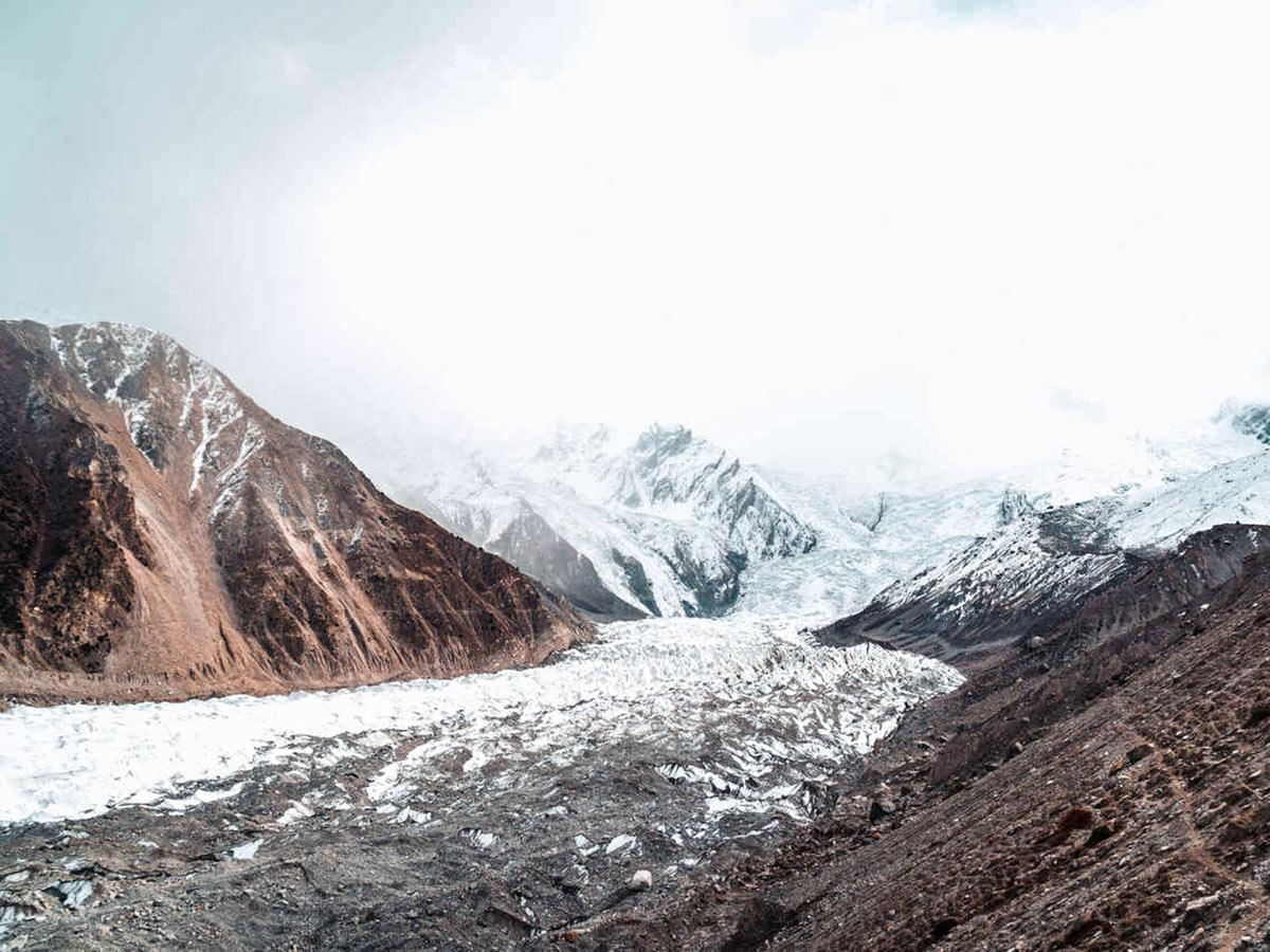 Incredible views of Diamir Glacier on Fairy Meadows and Nanga Parbat Base Camp Tour in Pakistan