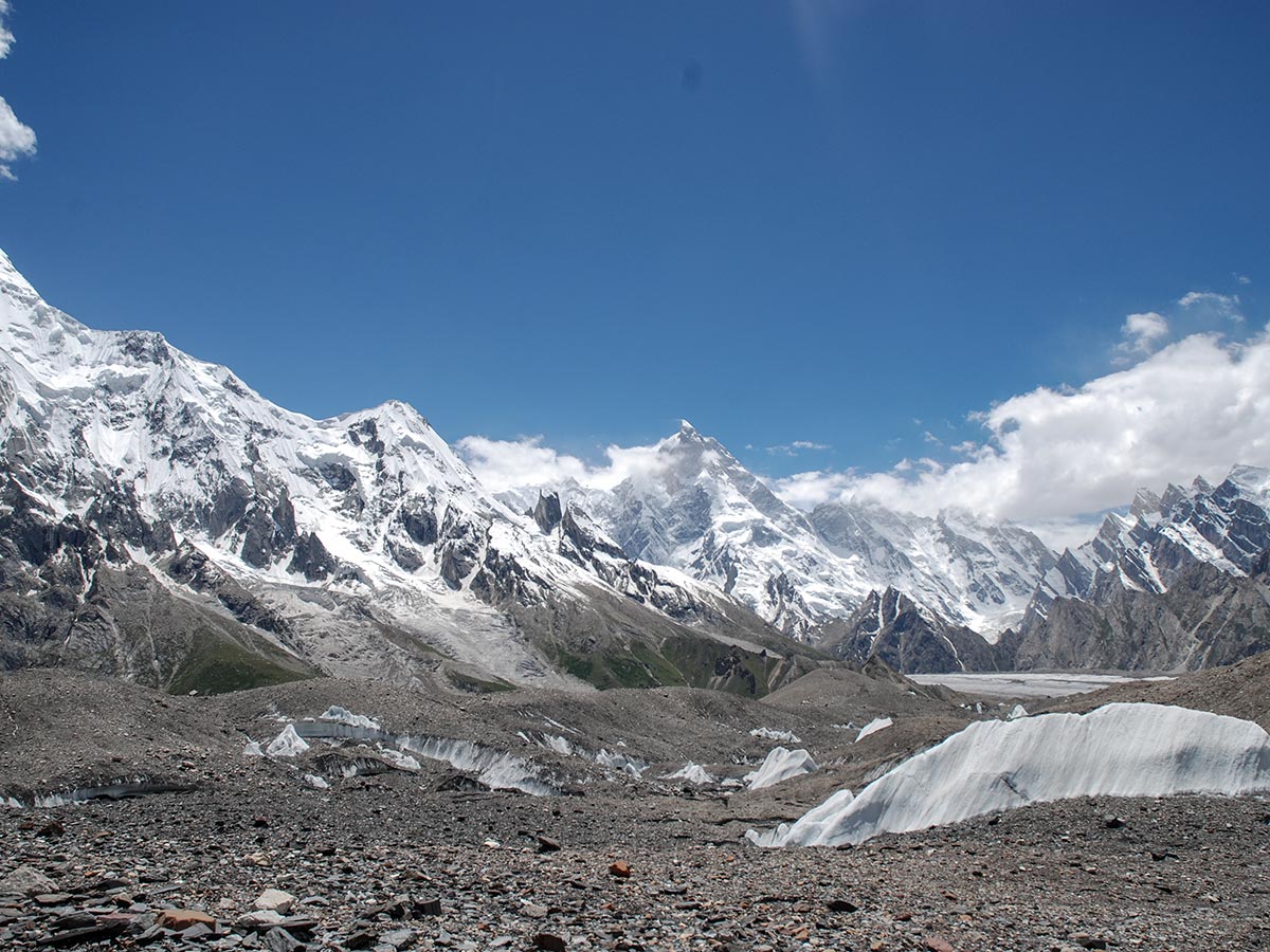 The Masherbrum Range in Pakistan on K2 Base Camp and Gondogoro La Trek