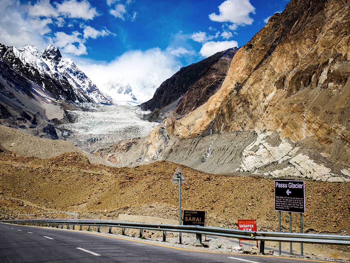 Passu Glacier on Hanza Valley Overland Tour in Pakistan