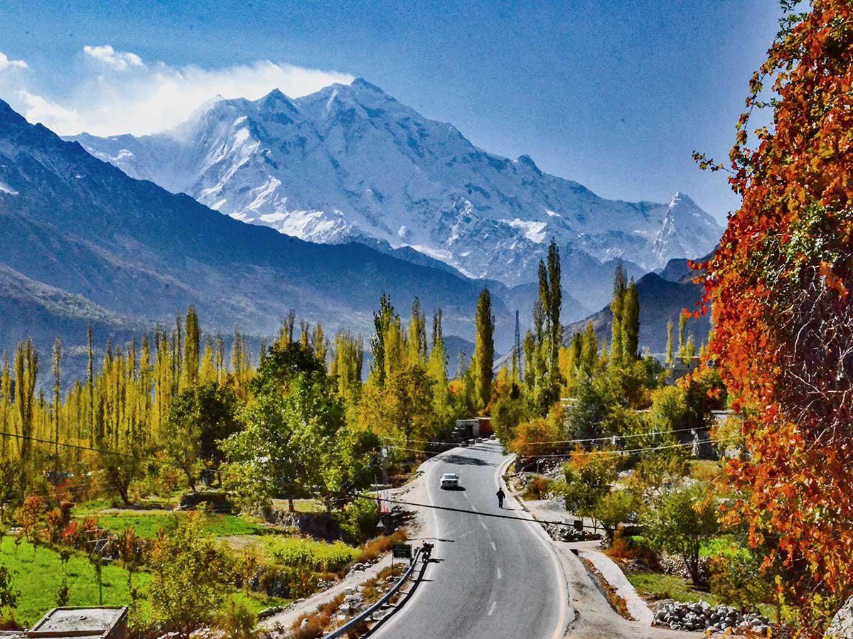 Rakaposhi Mountains on Hanza Valley Overland Tour in Pakistan