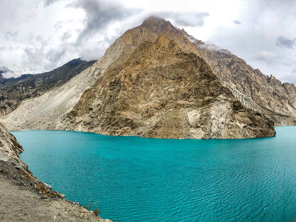 Attabad Lake on Hanza Valley Overland Tour in Pakistan