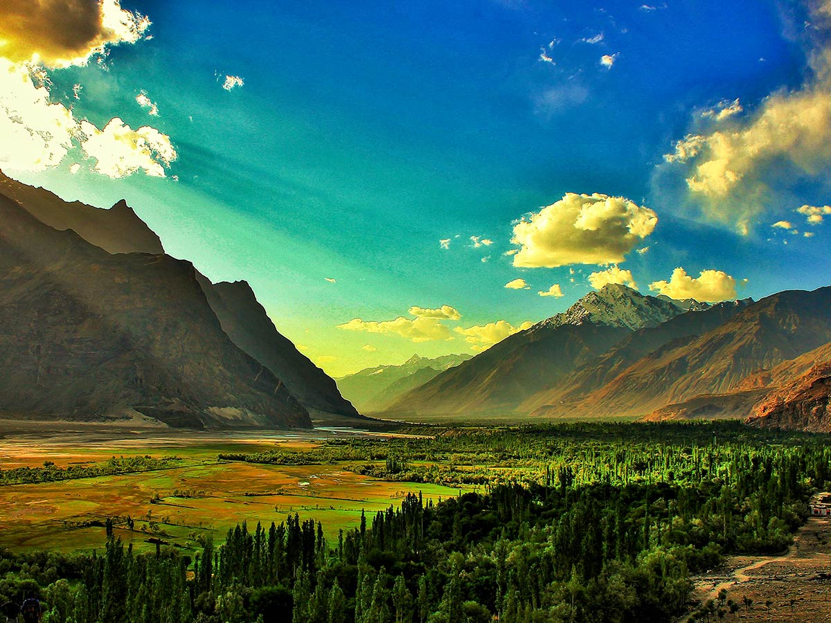 Shigar Valley on guided Overland Tour in Skardu Valley Pakistan