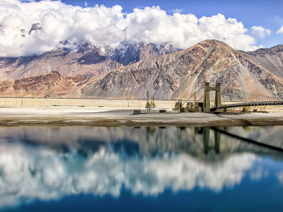 Skyok Valley on guided Overland Tour in Skardu Valley Pakistan