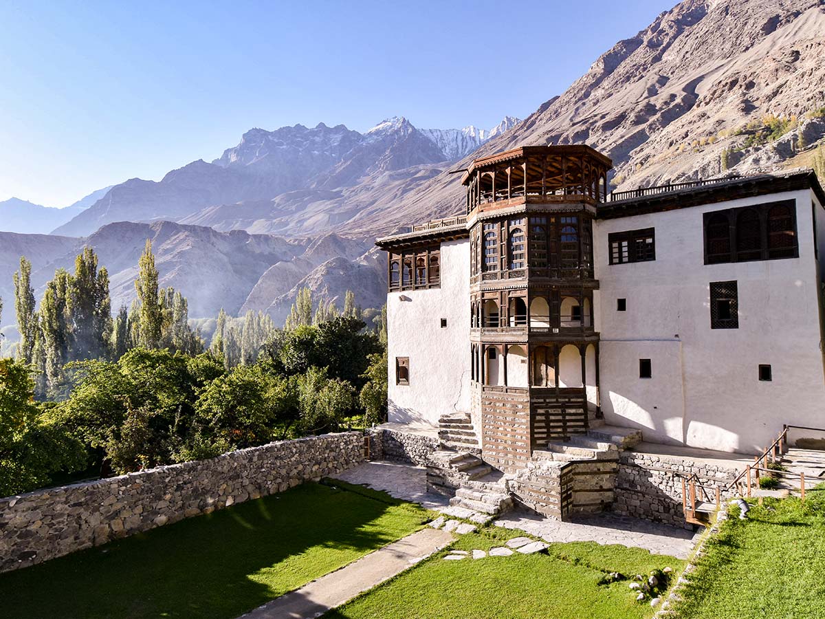 Khaplu Palace on guided Overland Tour in Skardu Valley Pakistan