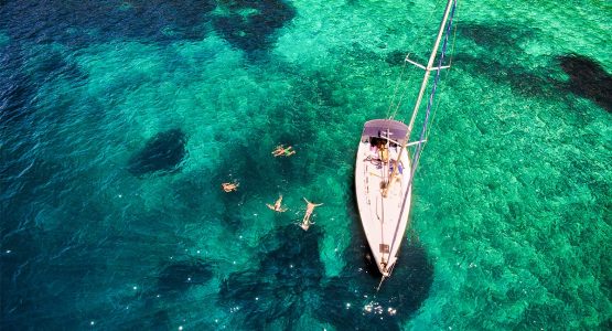 Enjoying a sailing holiday in Greece