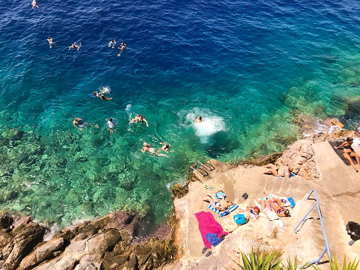 Theres always time for swimming on this Greek sailboat holiday