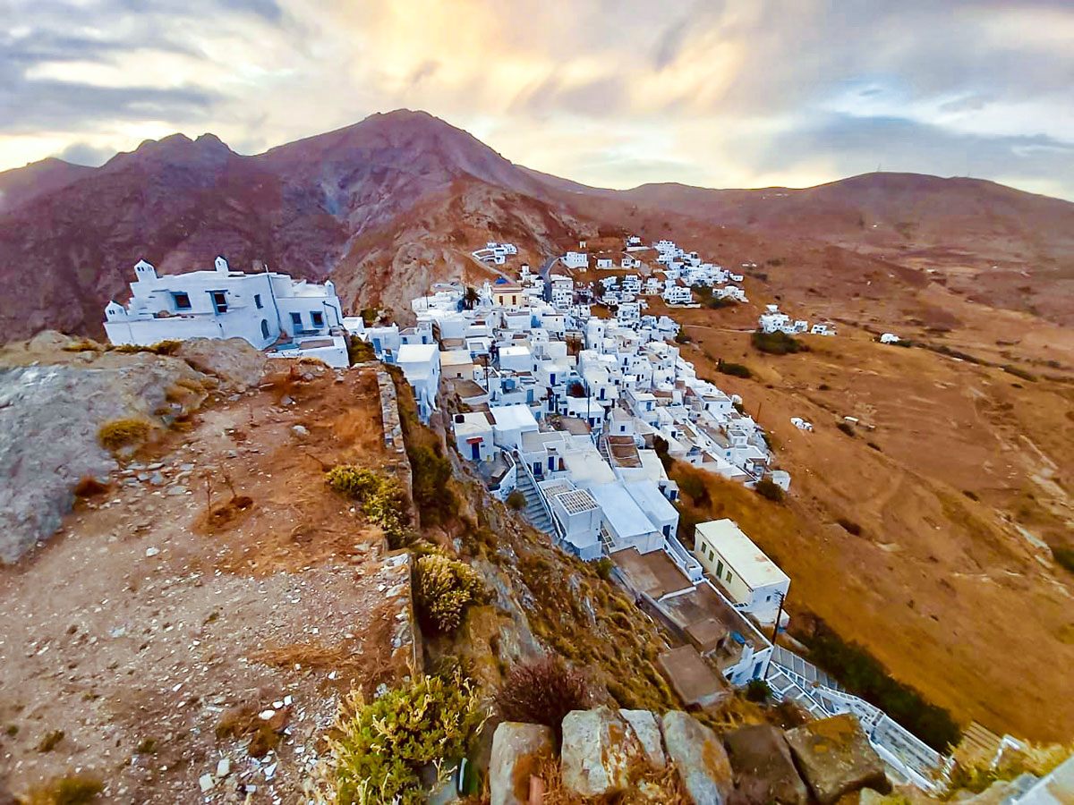 A hill village you may explore on your Greek Sailing holiday