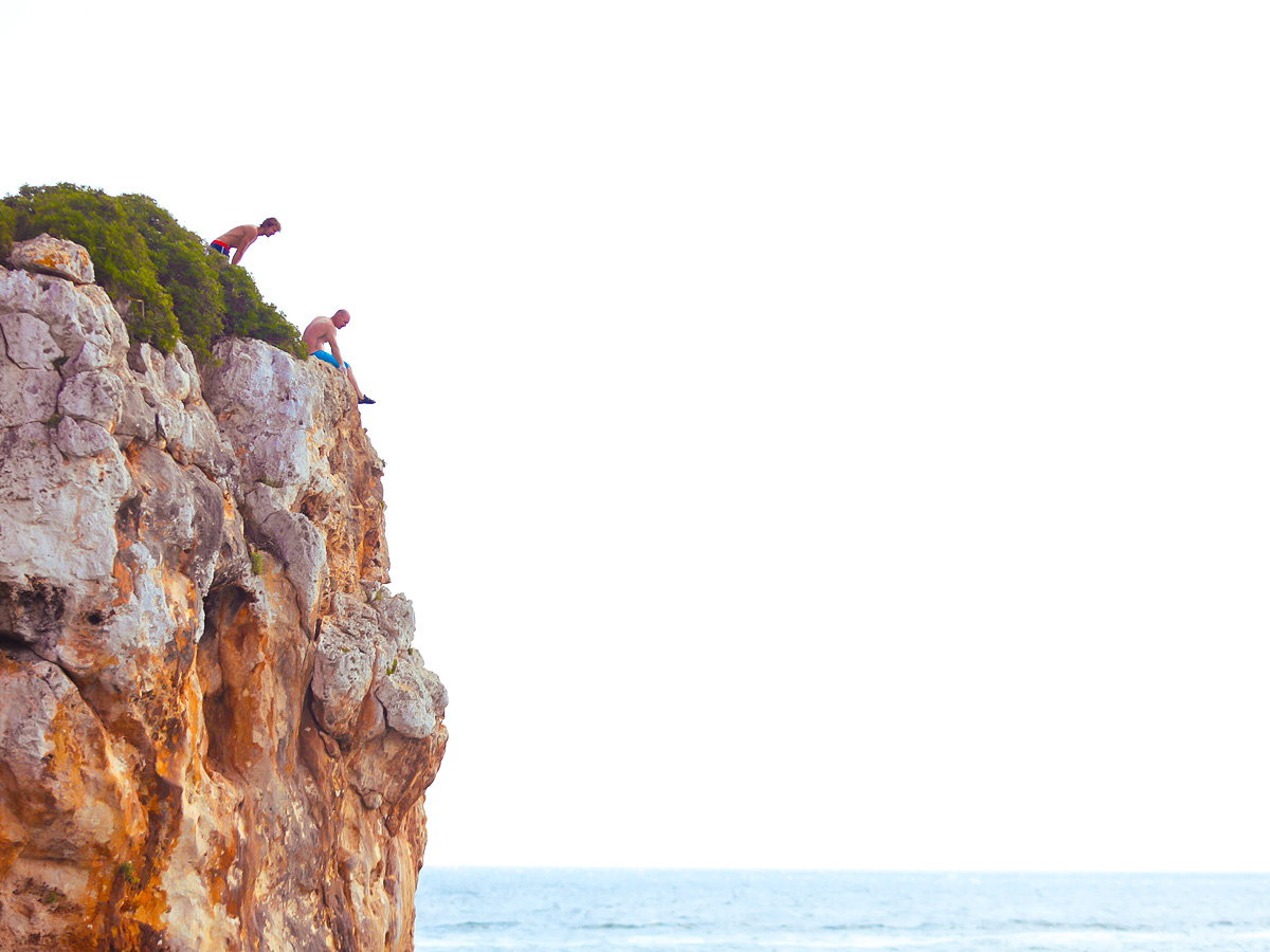 Two climbers on DWS camp in Mallorca