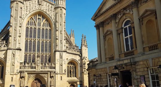 Arriving in beautiful bath