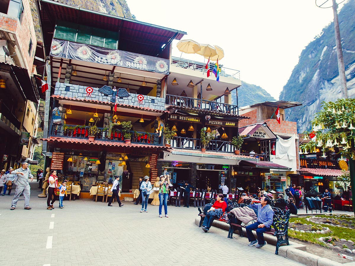 Colorful village of Salkantay Trek to Machu Picchu in Peru