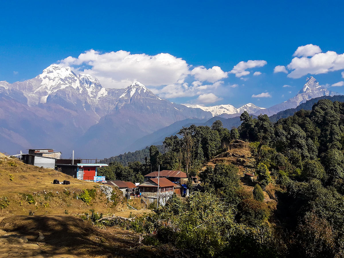 Amazing views on Annapurna Base Camp Guided Trek in Nepal