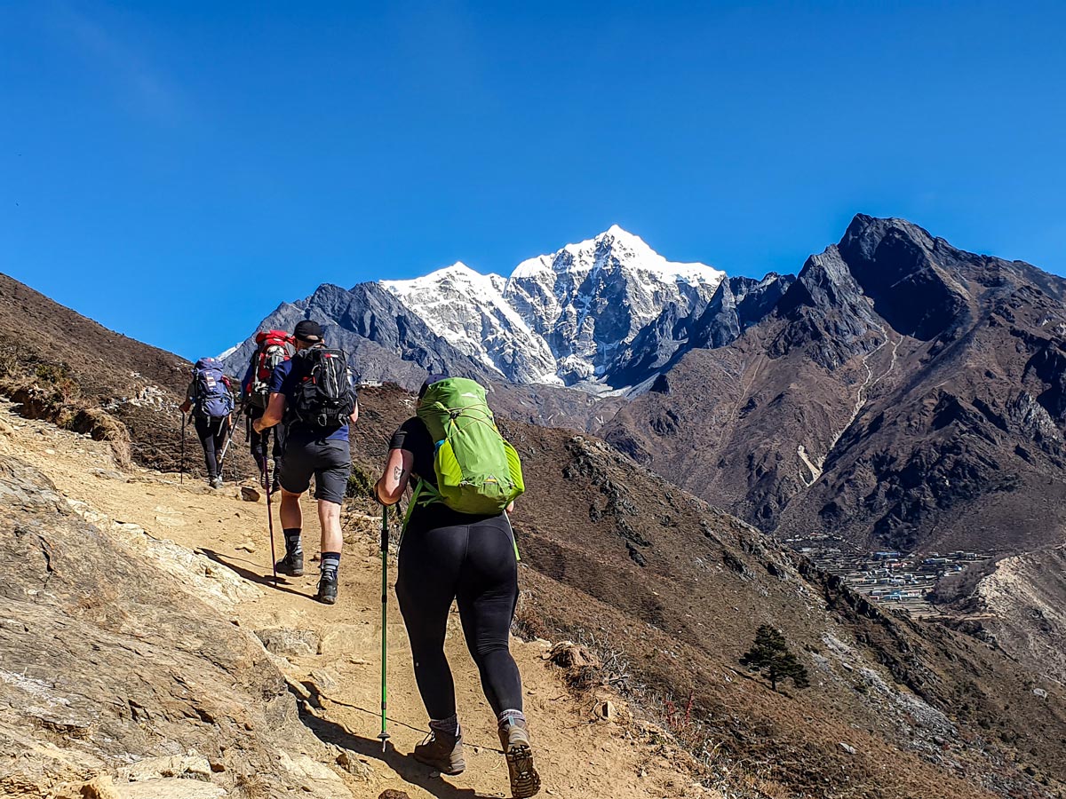 Ascending on Everest Panorama Trek in Nepal