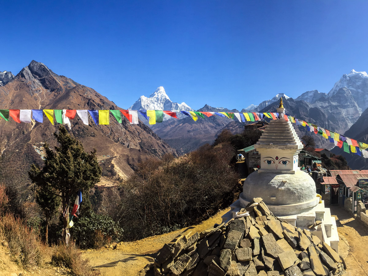 Everest peak on Everest Panorama Trek in Nepal