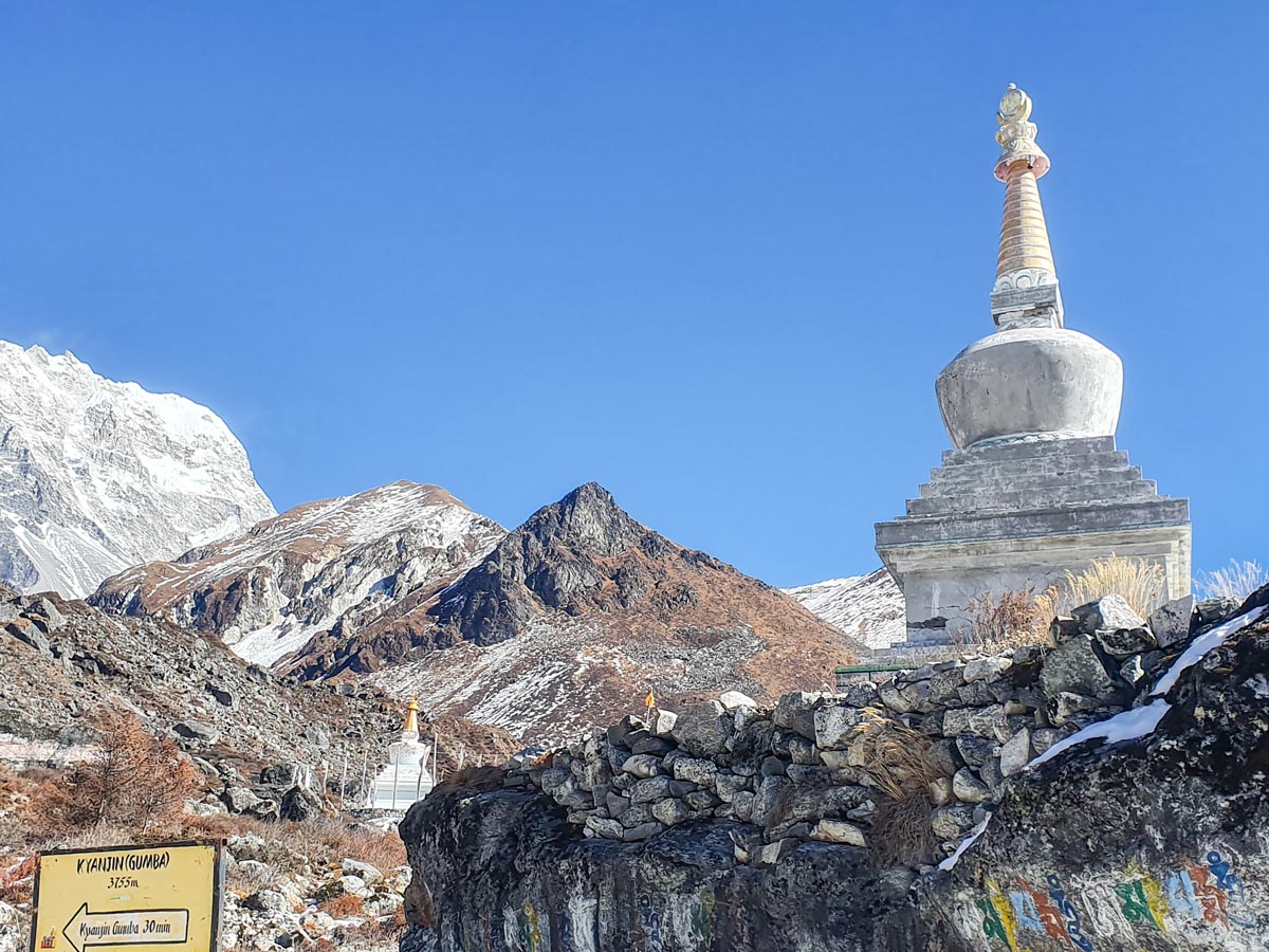 Architecture on guided Langtang Trek in Nepal