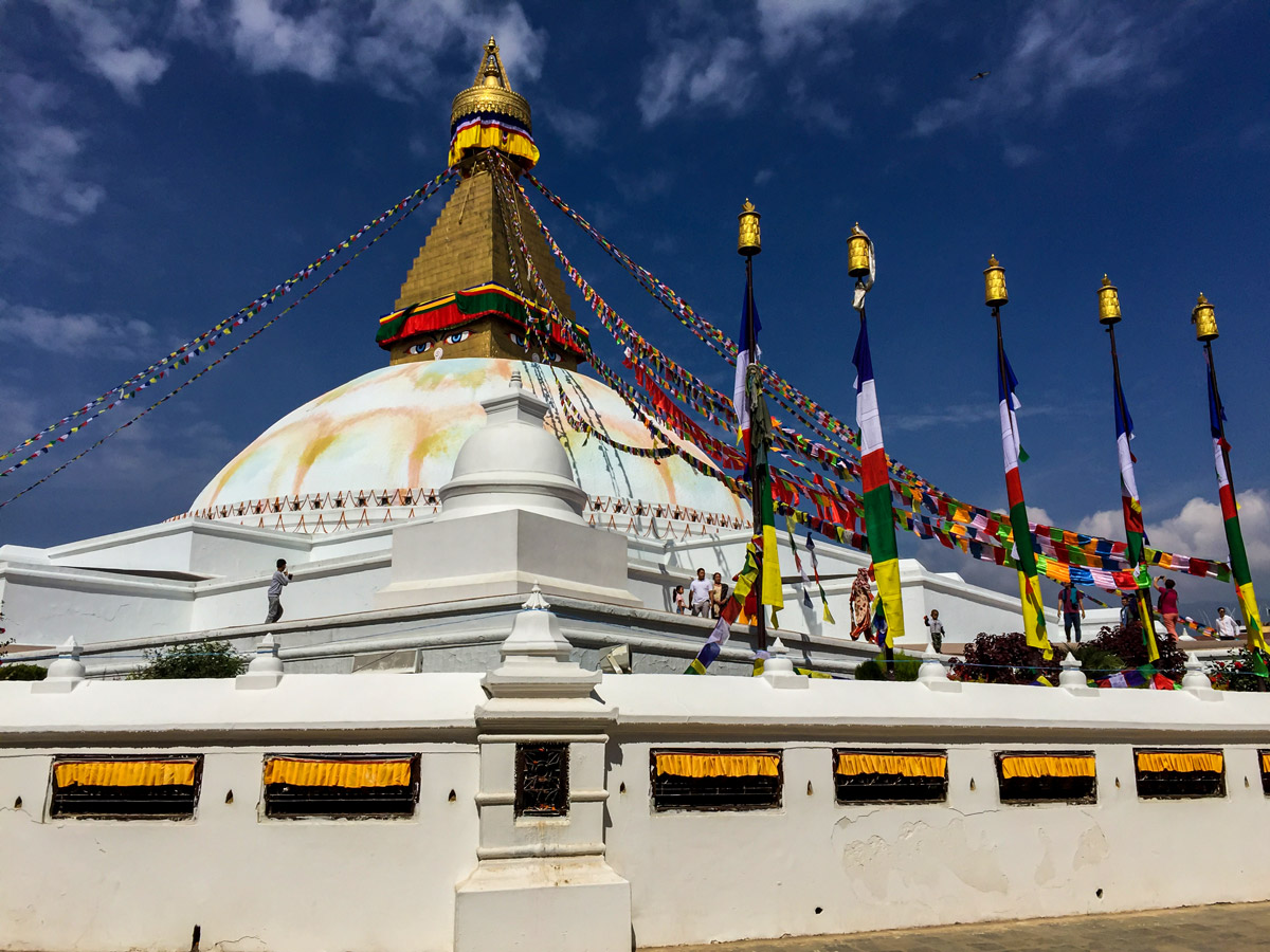 Beautiful architecture on Manaslu Circuit trek in Nepal