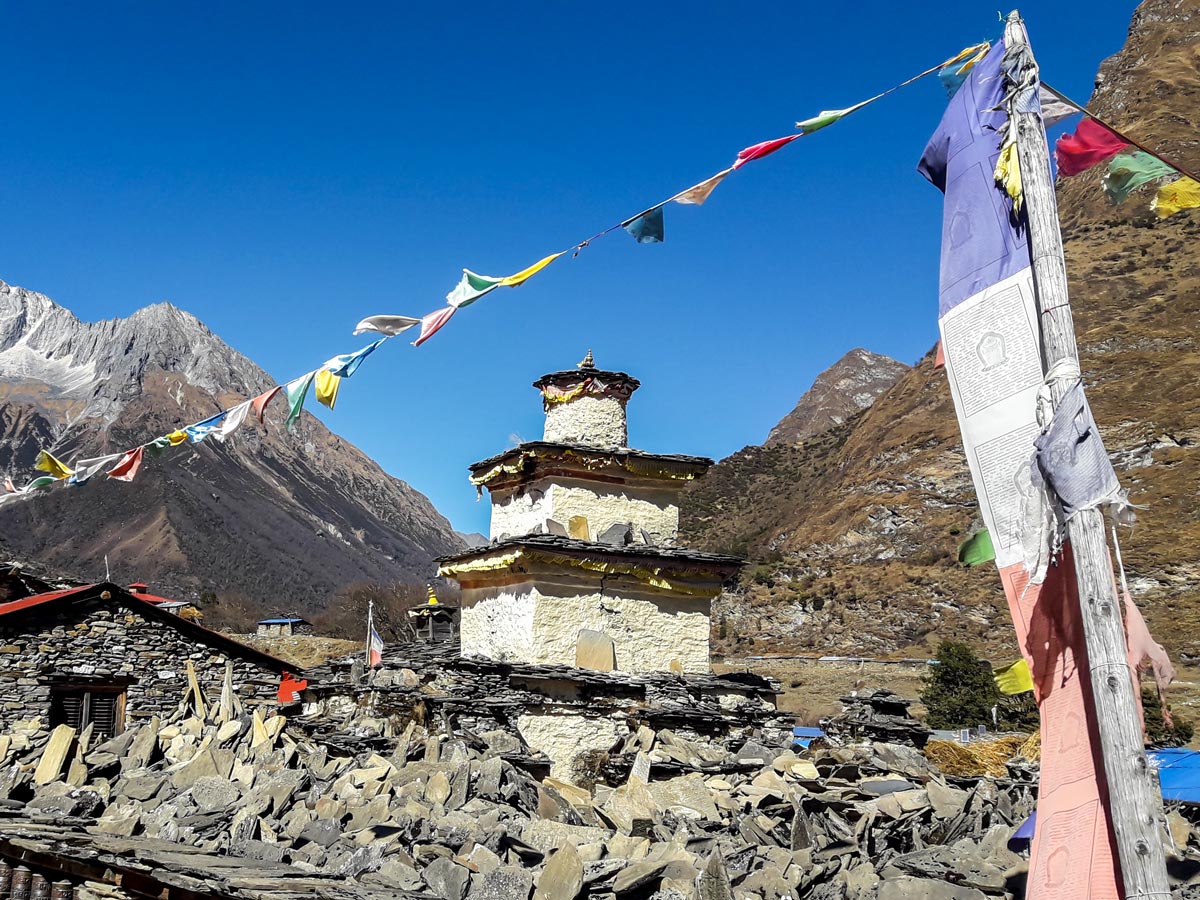 Himalayan Architecture on Manaslu Circuit trek in Nepal