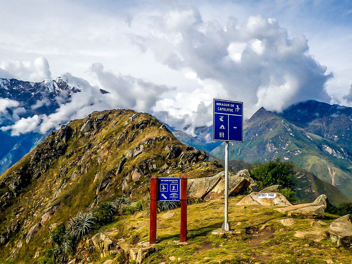 Mirador de Capuliyoc on Choquequirao Trek in Peru near Cusco