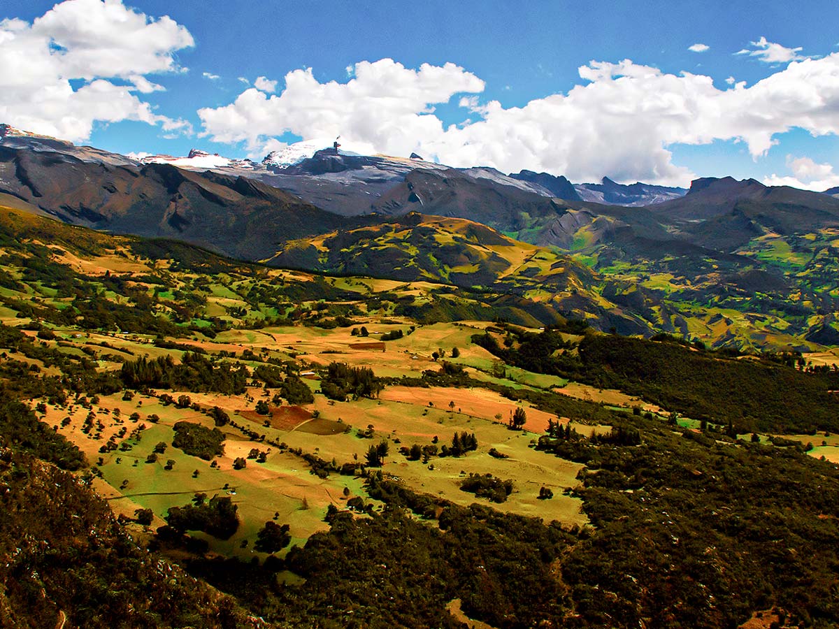 Expansive valleys seen on Cocuy Western Trails Tour in Colombia
