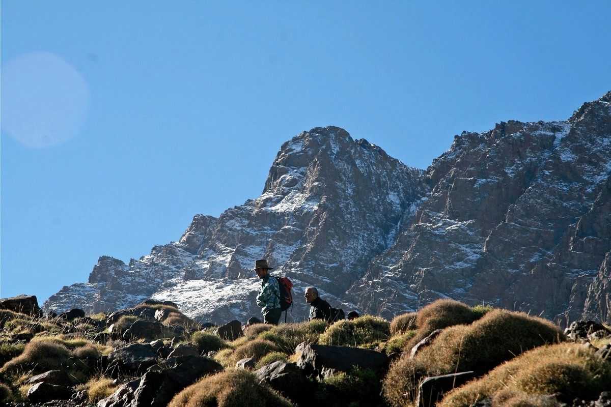 Trekking tour to Atlas Valley will lead you closer to the snowy peaks