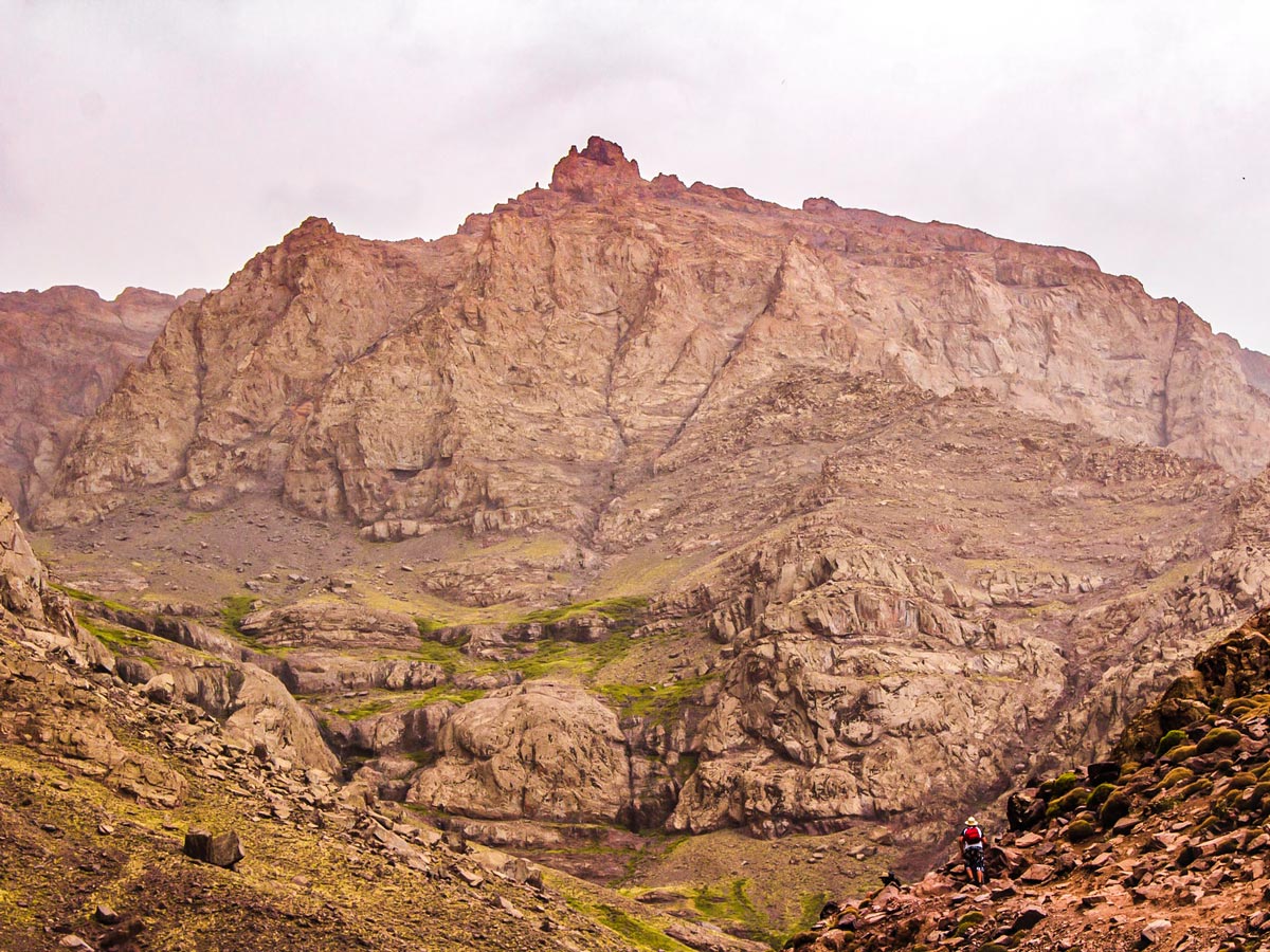 Rocky Atlas Mountains on Mt Toubkal Circuit Trek in Morocco