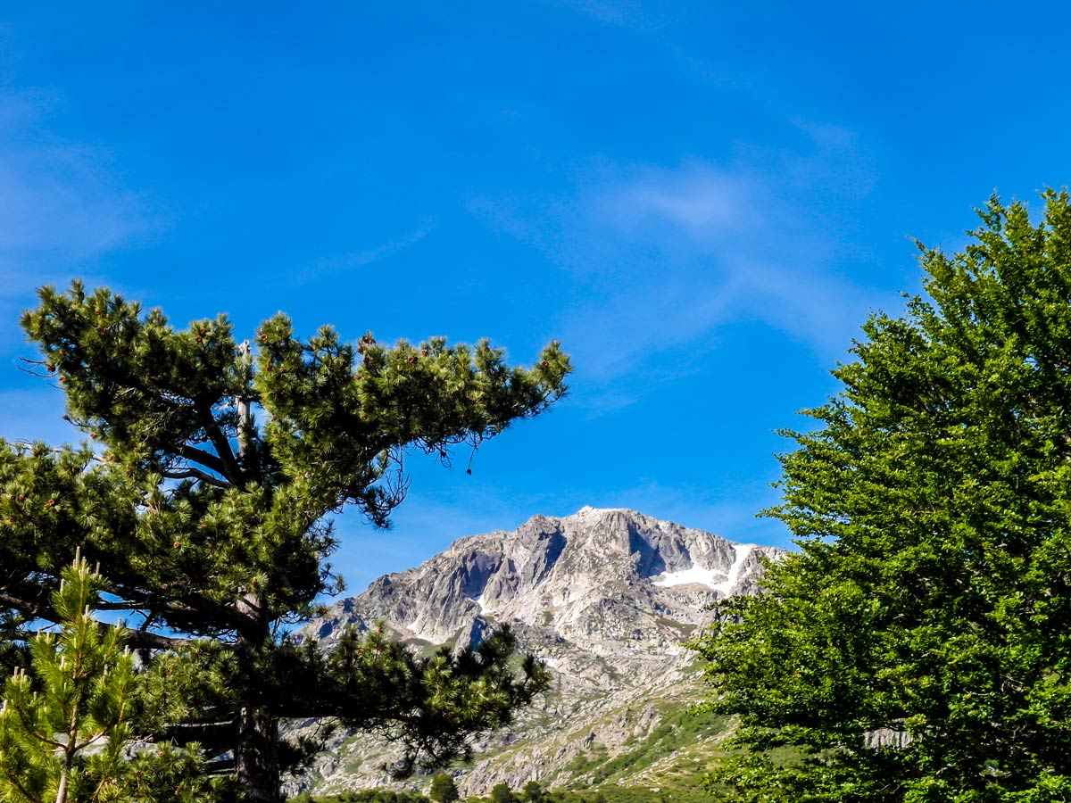 Views around Vizzavona on GR20 South Trek in Corsica Island