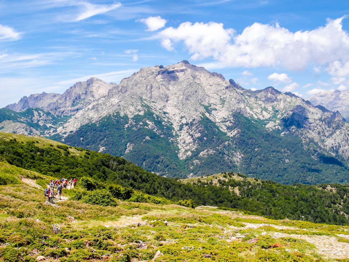 Capanelle Vizzavona GR20 South Trek in Corsica Island has beautiful views of Bocca Palmente