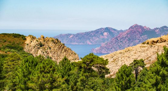 Scala to Piana trek in Corsica has beautiful coastal views