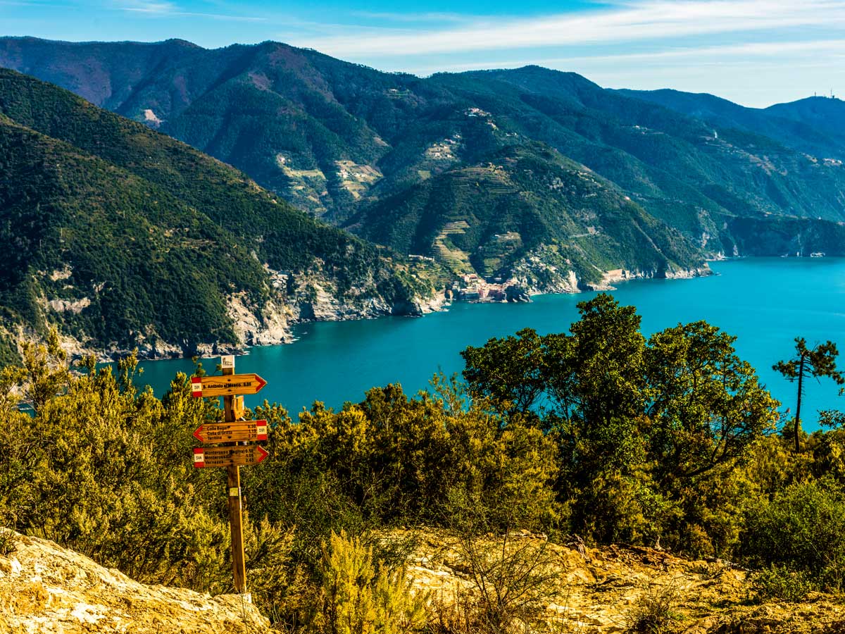 Sestri Levante to Porto Venere trek in Cinque Terre rewards with some of the best views of the Italian Coast