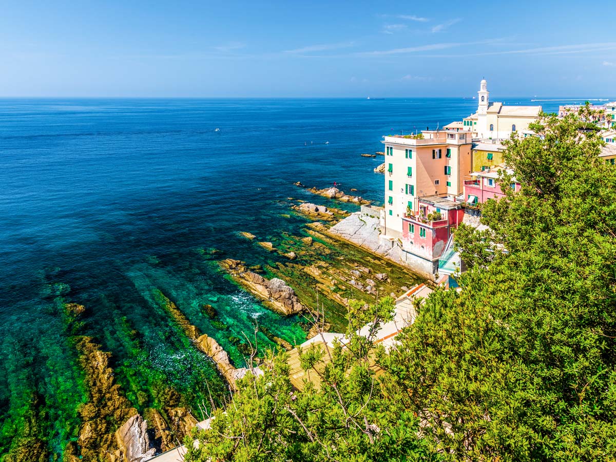 Trail of Self guided Genoa to Sestri Levante trek in Italy Cinque Terre has some of the best views in the area