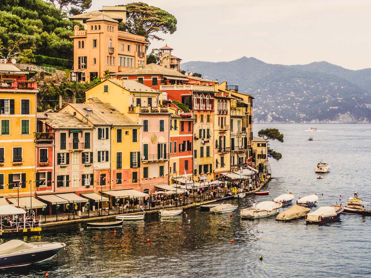 Portofino views on self guided trek between Portofino and Porto Venere in Cinque Terre