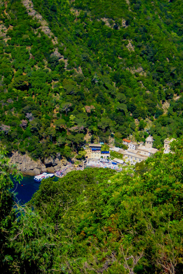 Hidden village on self guided trek between Portofino and Porto Venere in Cinque Terre