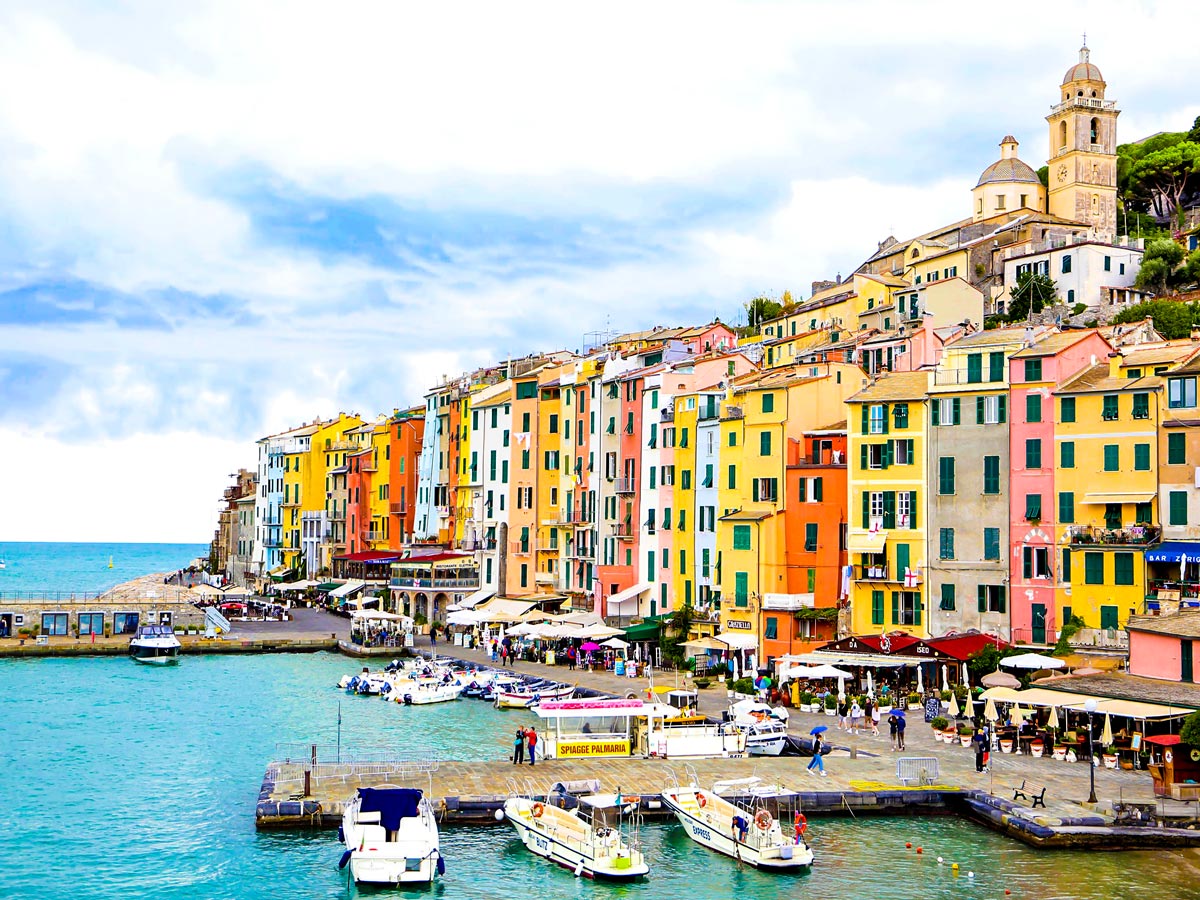 Beautiful Porto Venere on self guided trek from Sestri Levante to Porto Venere in Cinque Terre